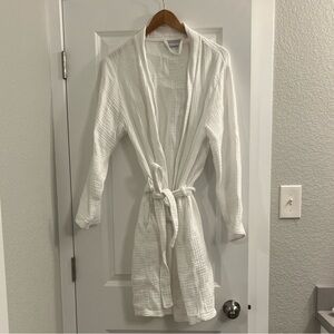 Parachute Cloud Cotton Robe in White Size M